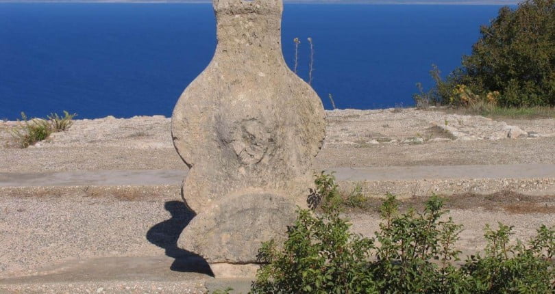 Ancient castle Vouni. Northern Cyprus.