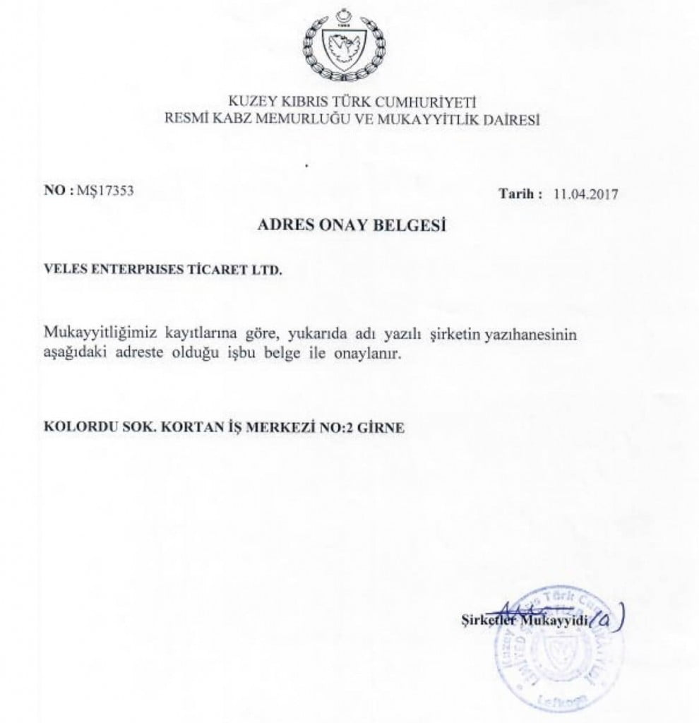 certificate, veles