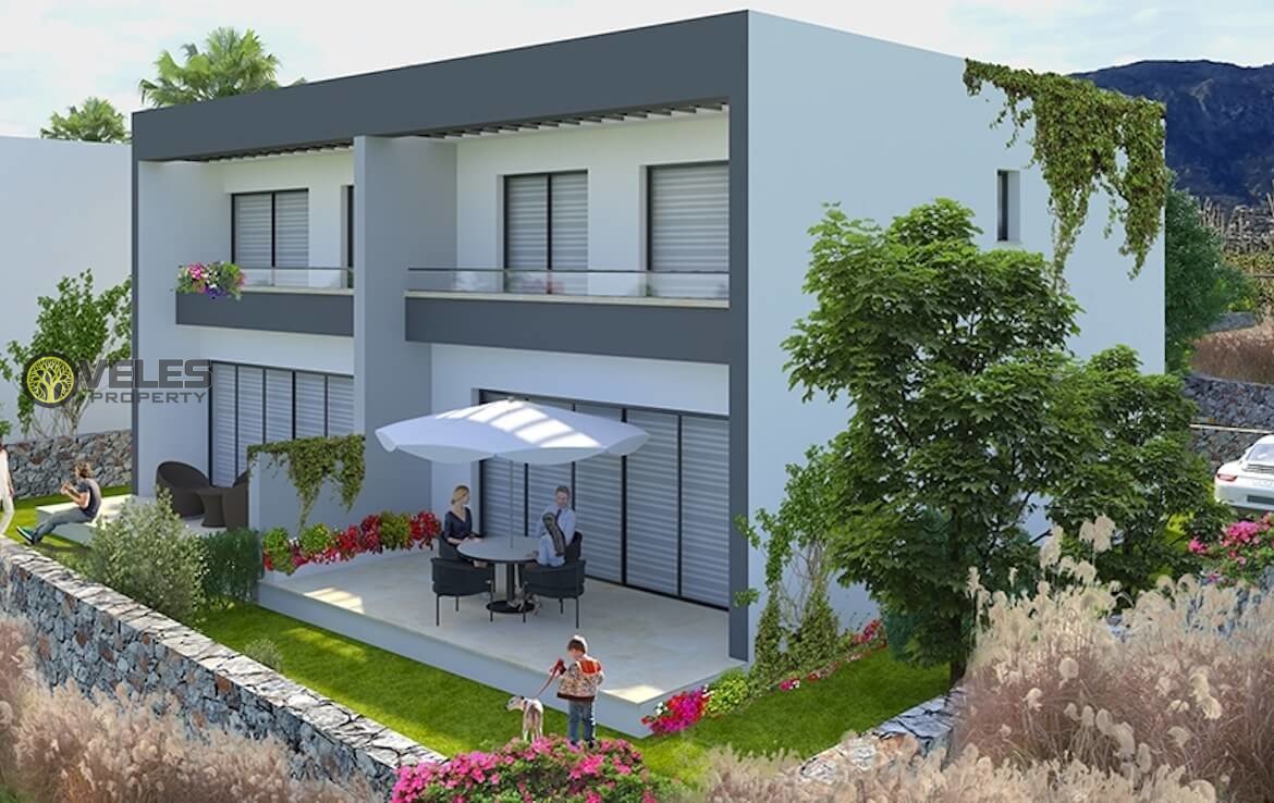 ST-209 Townhouse in a new complex, Veles