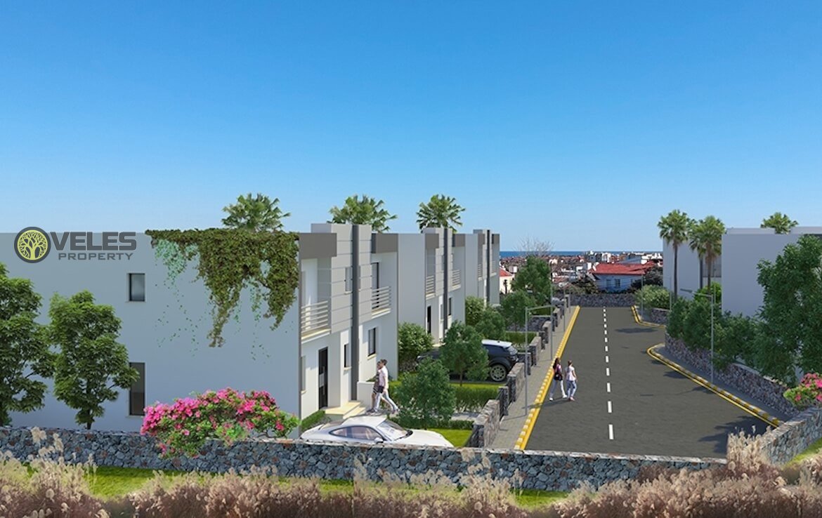 ST-312 Townhouse in a new complex in Alsancak, Veles