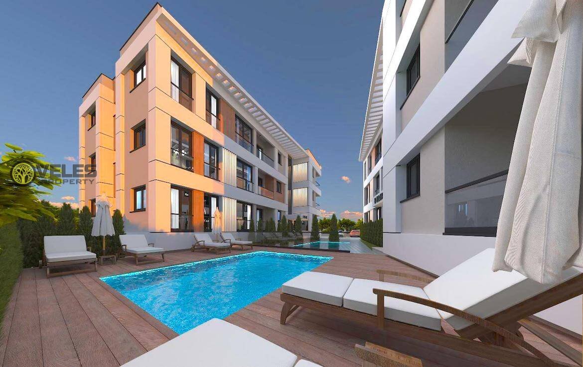 SA-2280 New apartment in a complex with a swimming pool, Veles
