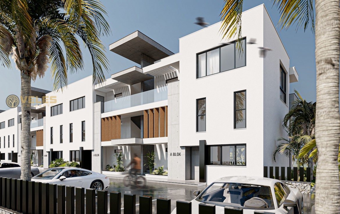 Buy property in North Cyprus. ST-102 Townhouse 1+1 in Esentepe, Veles