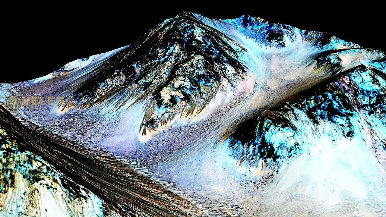 ICE RESERVES DISCOVERED BELOW MARS' SURFACE.