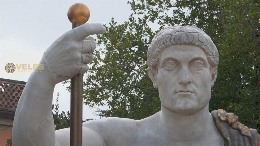 ROME: CONSTANTINE THE GREAT STATUE RESTORED