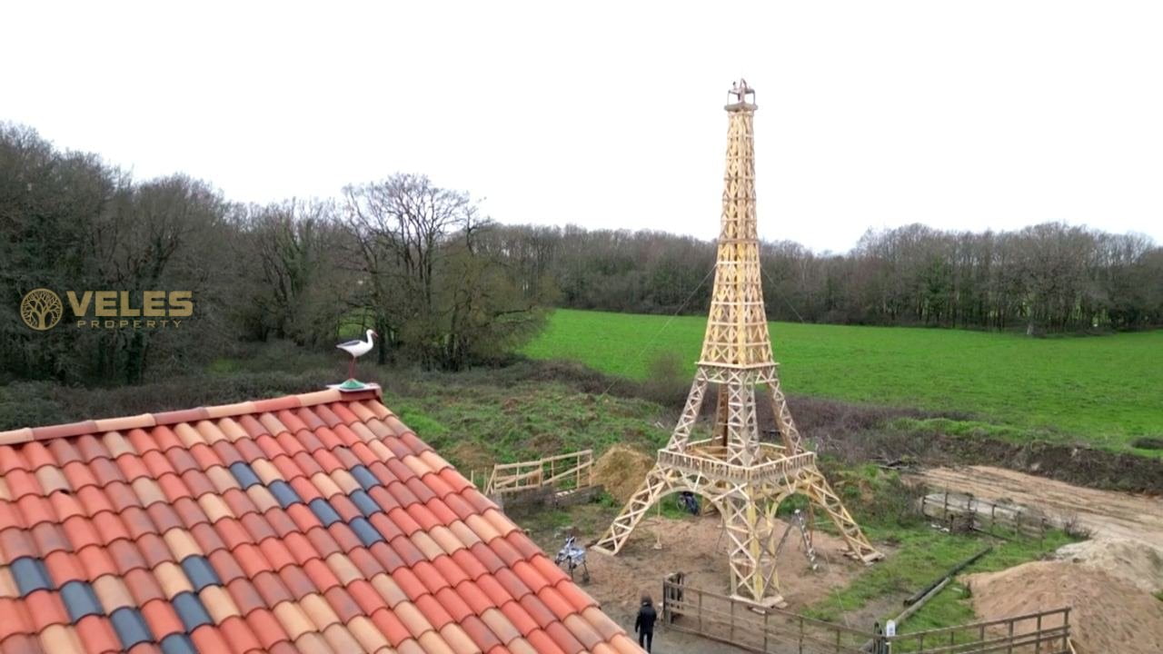 A COPY OF THE EIFEL TOWER FOR THE 2024 OLYMPICS