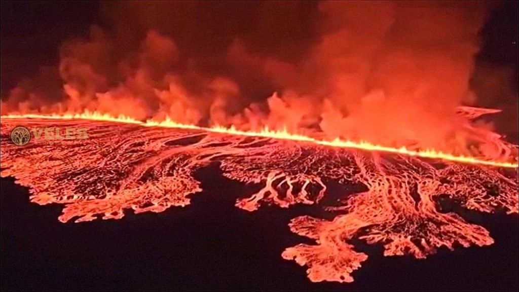 ERUPTIONS ON THE REYKJANES PENINSULA IN ICELAND