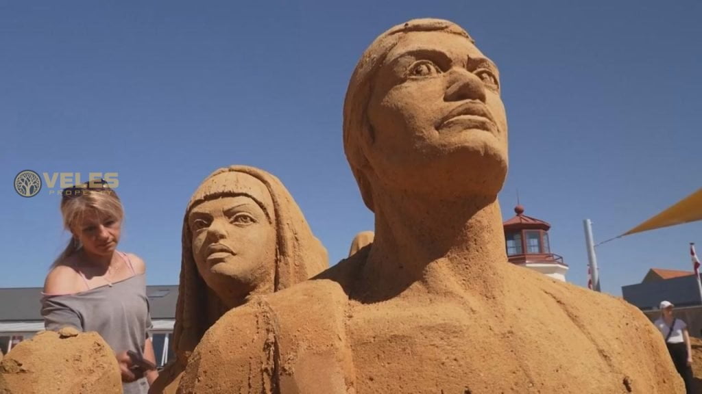 THE 13TH SAND SCULPTURE FESTIVAL IN DENMARK WAS DEDICATED TO “FAITH AND SUPERSTITIONS”