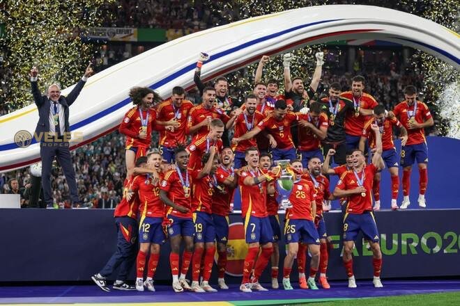 ESCAPED FANS CELEBRATE SPAIN'S UEFA EURO 2024 VICTORY