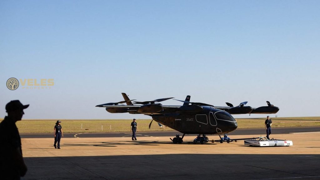 A BRAZILIAN STARTUP SHOWED ITS FIRST FULL-SCALE AIR TAXI PROTOTYPE