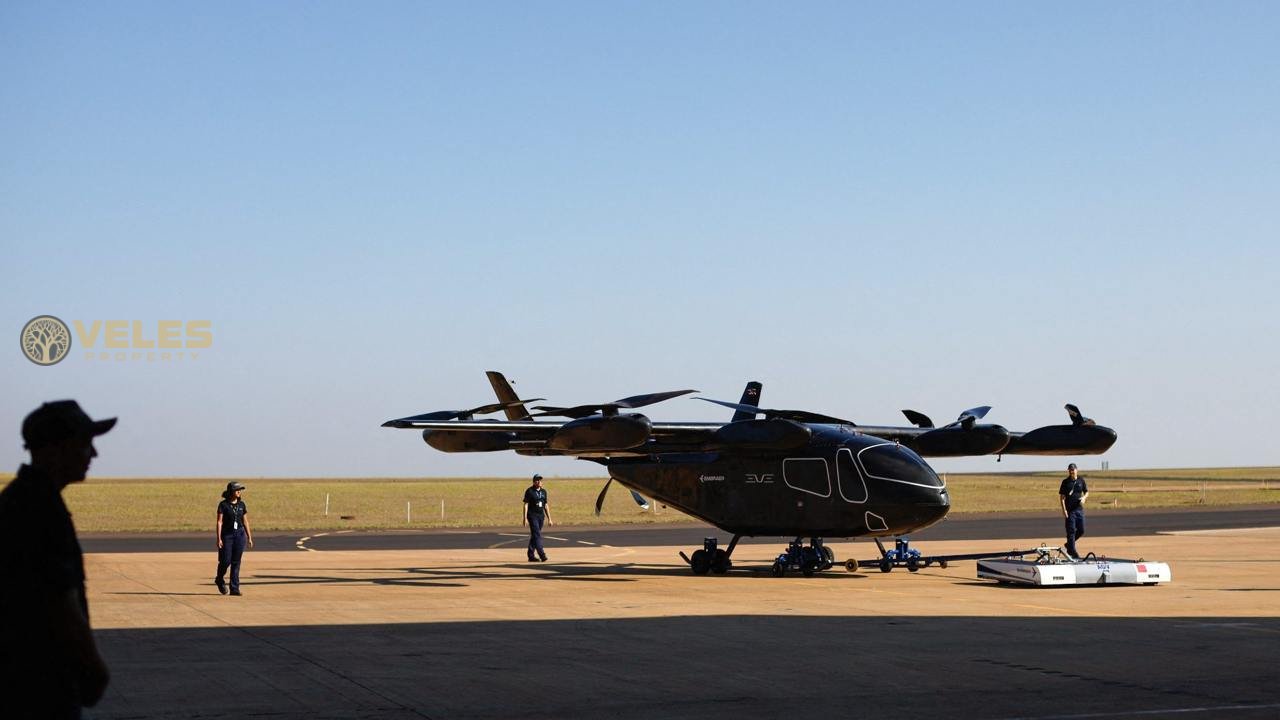 A BRAZILIAN STARTUP SHOWED ITS FIRST FULL-SCALE AIR TAXI PROTOTYPE